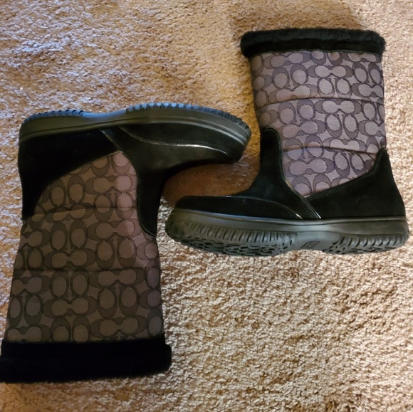 Coach Women's Sherman Signature Cold Weather Boot - Picture 3 of 5